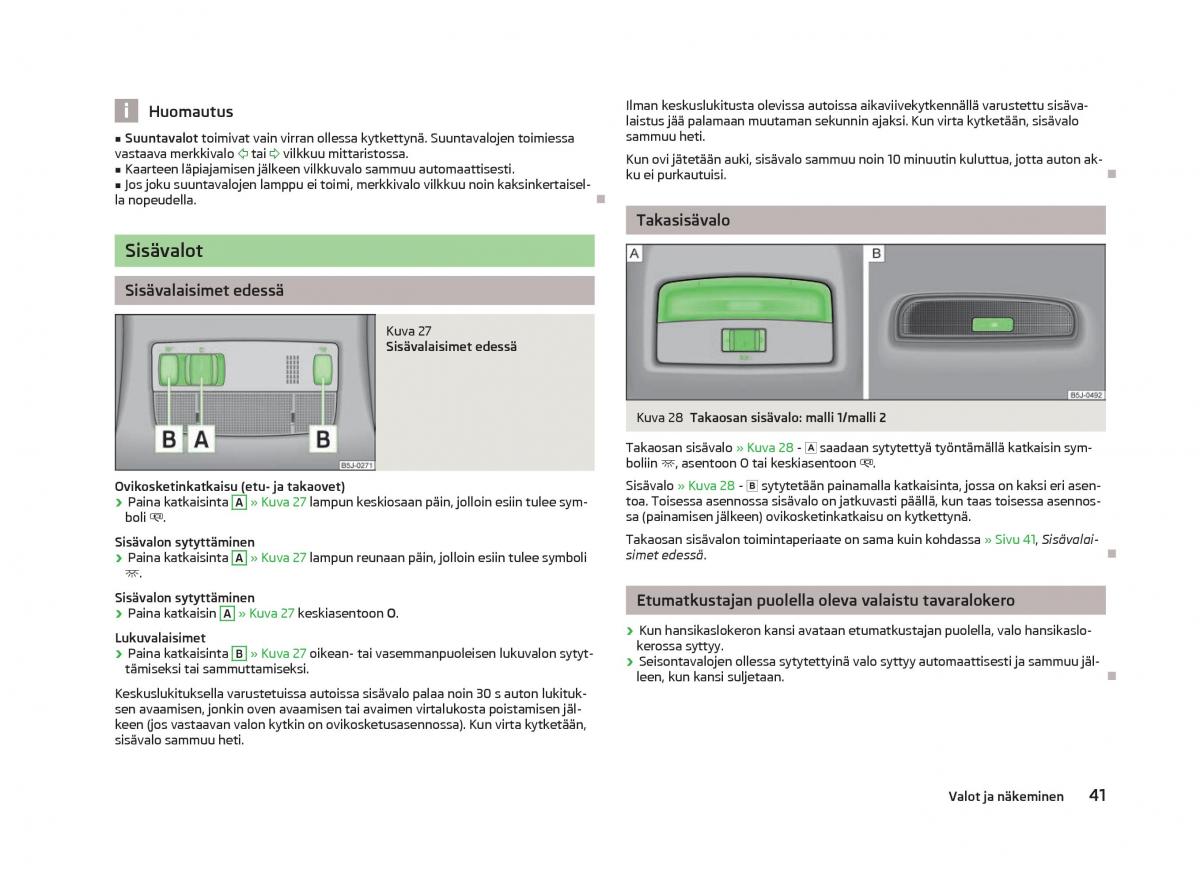 Skoda Fabia II 2 omistajan kasikirja / page 43