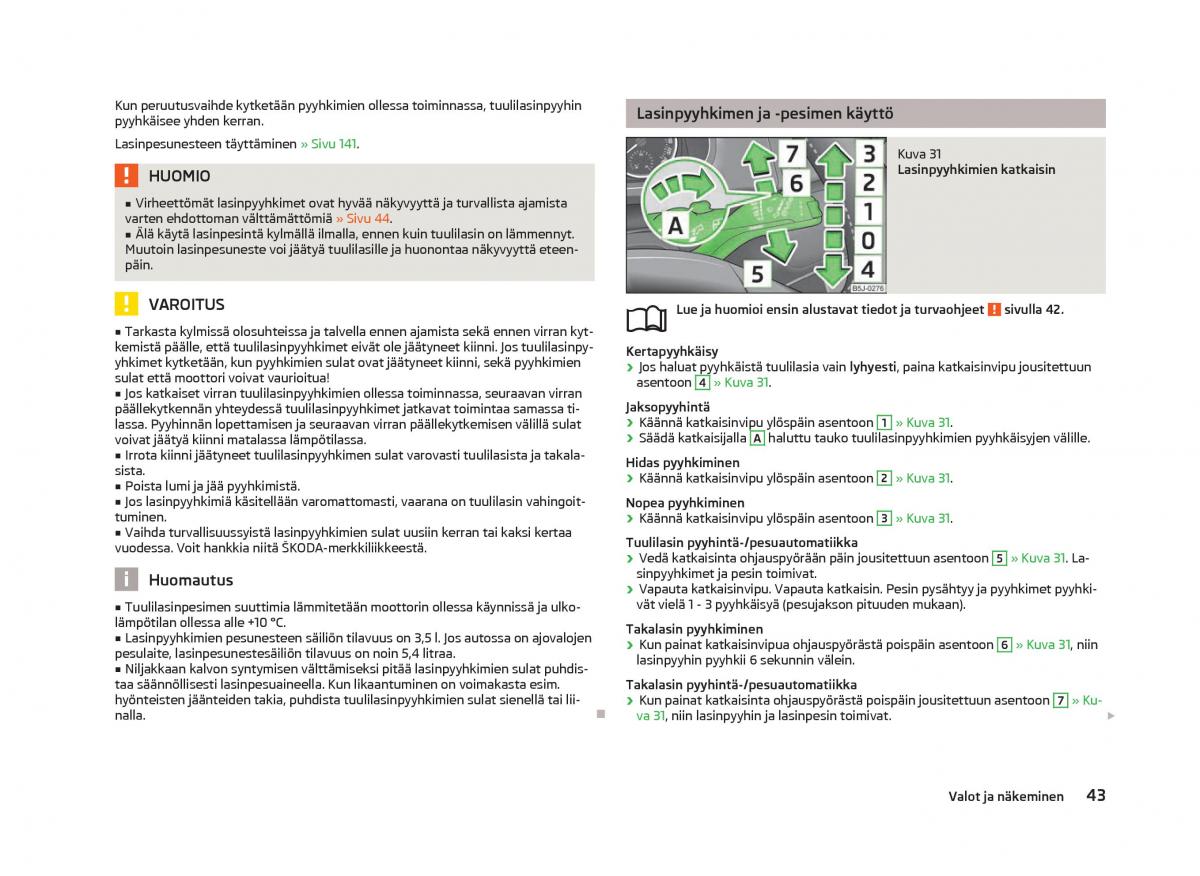 Skoda Fabia II 2 omistajan kasikirja / page 45