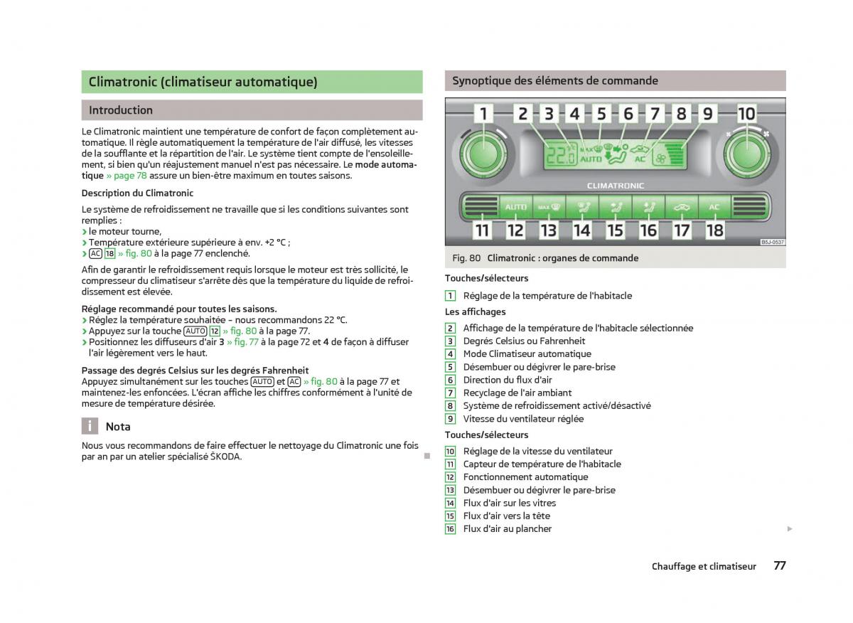 Skoda Fabia II 2 manuel du proprietaire / page 79
