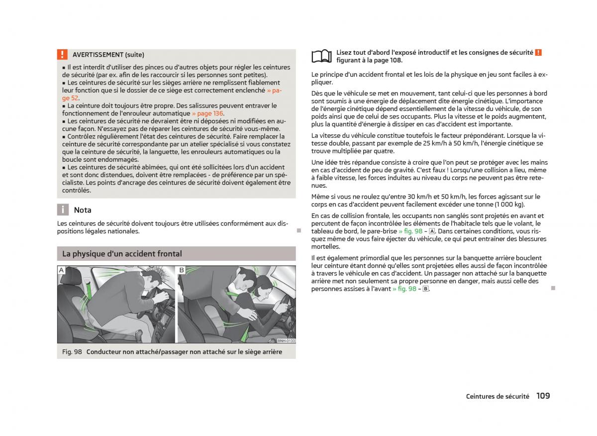 Skoda Fabia II 2 manuel du proprietaire / page 111