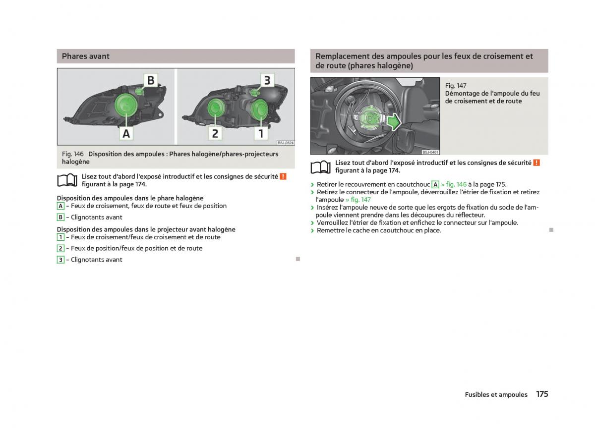 Skoda Fabia II 2 manuel du proprietaire / page 177
