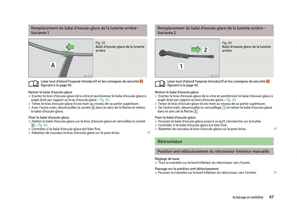 Skoda Fabia II 2 manuel du proprietaire / page 49