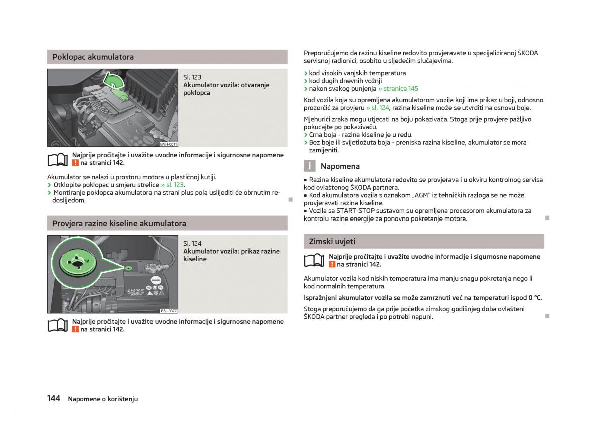 Skoda Fabia II 2 vlasnicko uputstvo / page 146