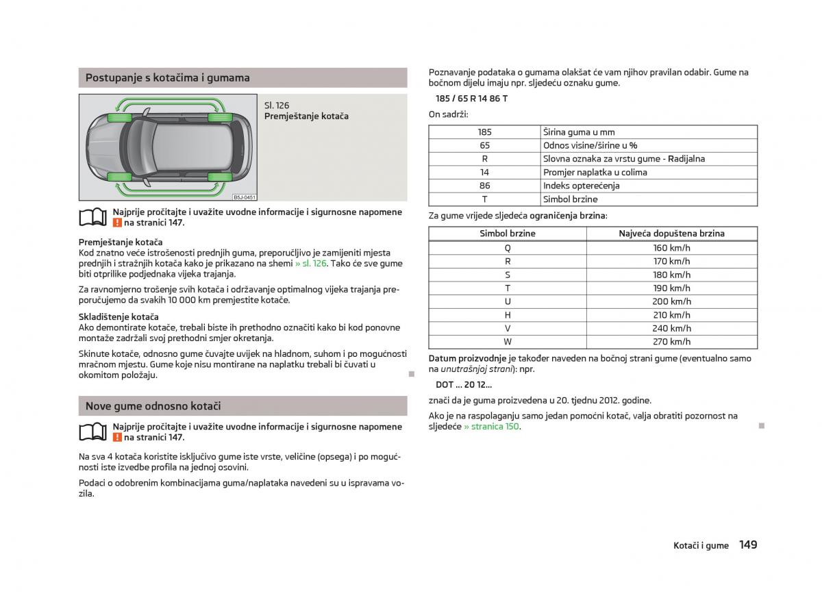 Skoda Fabia II 2 vlasnicko uputstvo / page 151