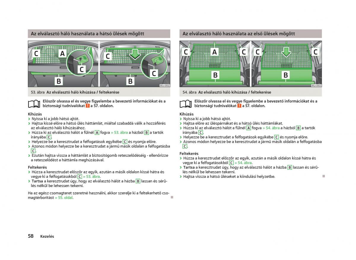 Skoda Fabia II 2 Kezelesi utmutato / page 60