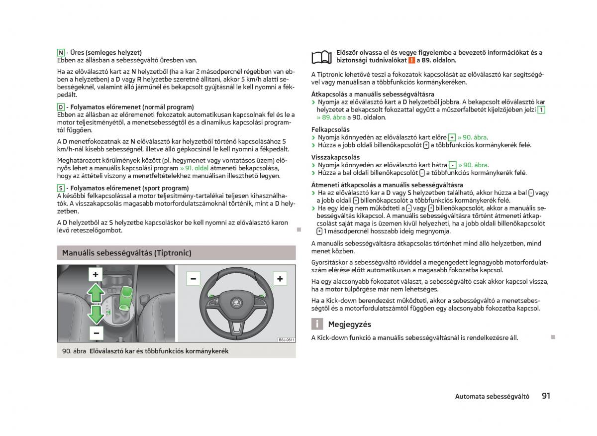 Skoda Fabia II 2 Kezelesi utmutato / page 93