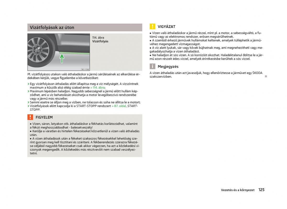 Skoda Fabia II 2 Kezelesi utmutato / page 127