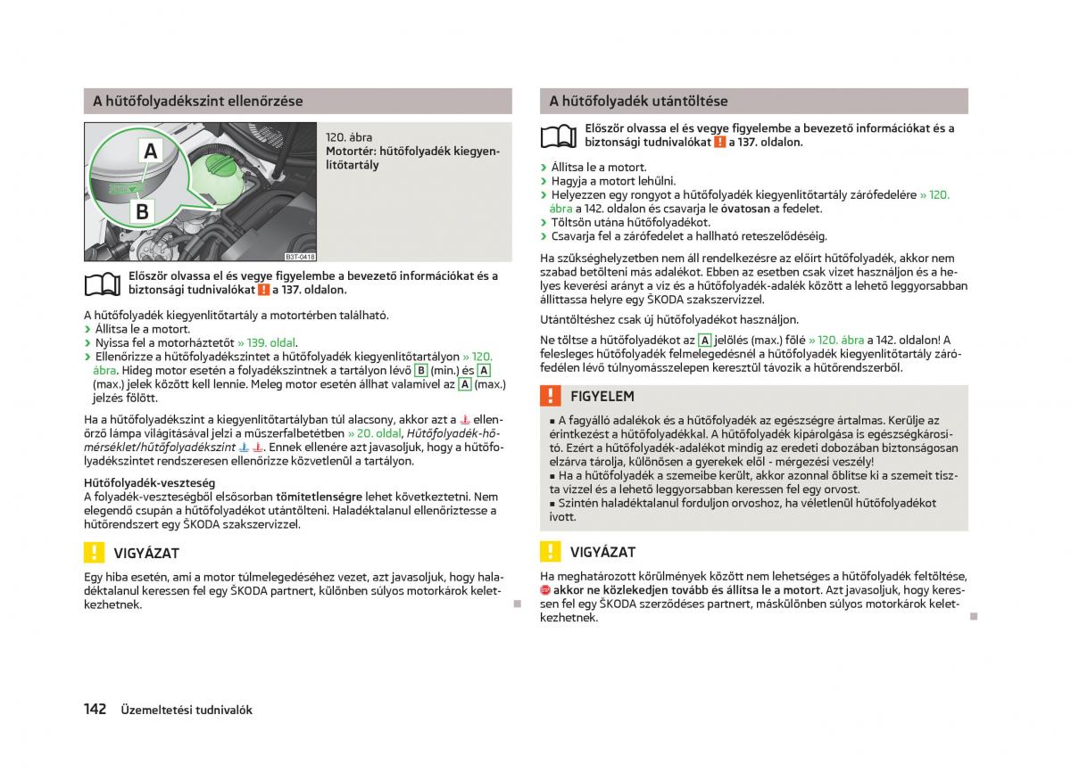 Skoda Fabia II 2 Kezelesi utmutato / page 144