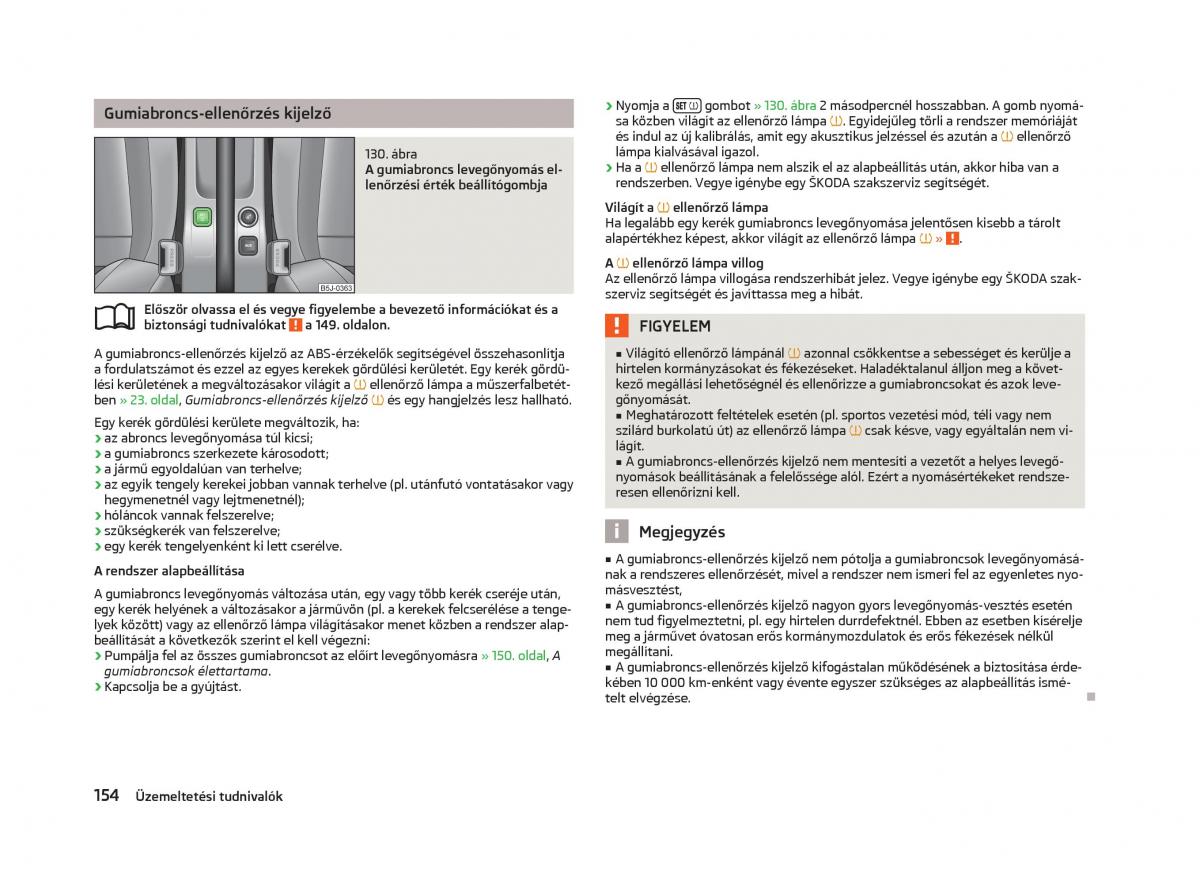 Skoda Fabia II 2 Kezelesi utmutato / page 156