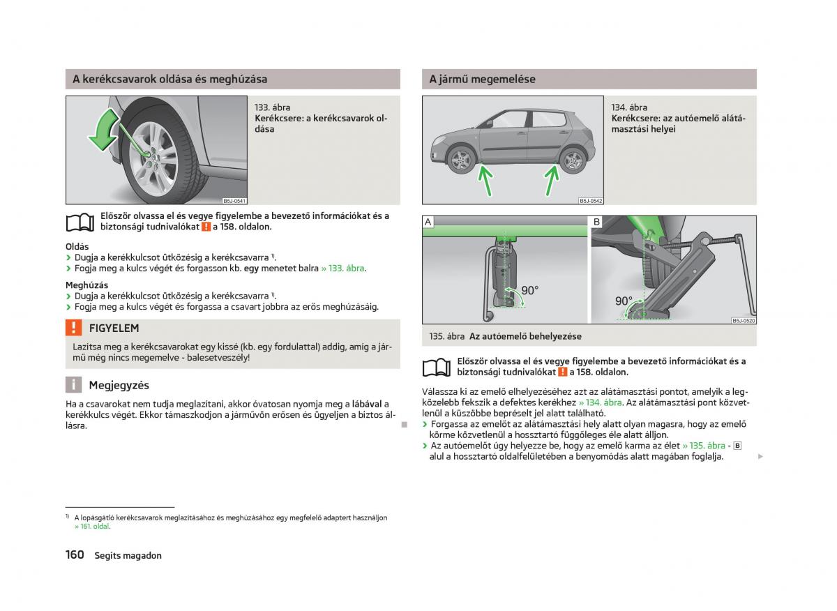 Skoda Fabia II 2 Kezelesi utmutato / page 162