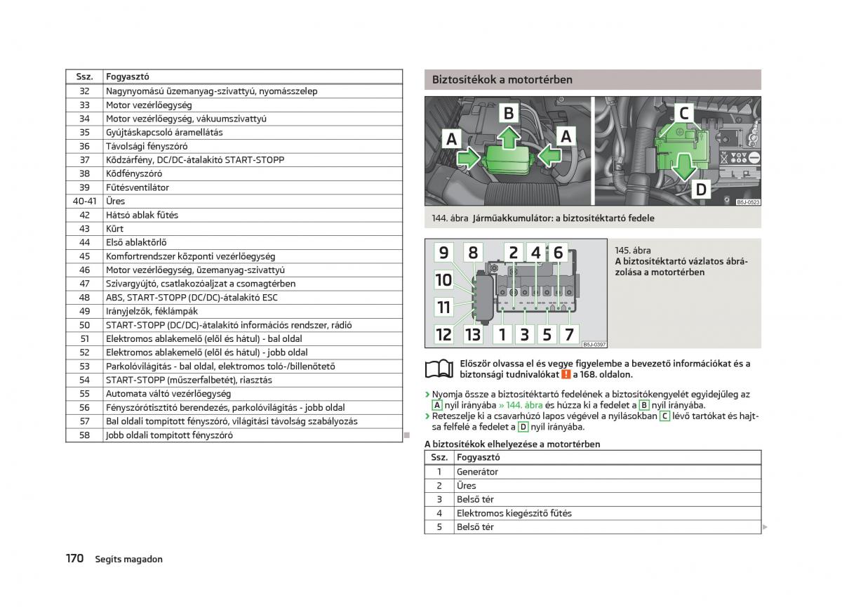 Skoda Fabia II 2 Kezelesi utmutato / page 172