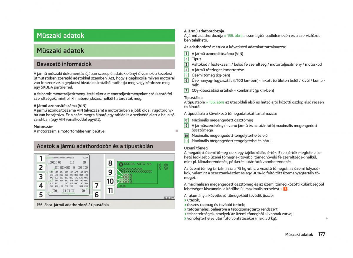 Skoda Fabia II 2 Kezelesi utmutato / page 179