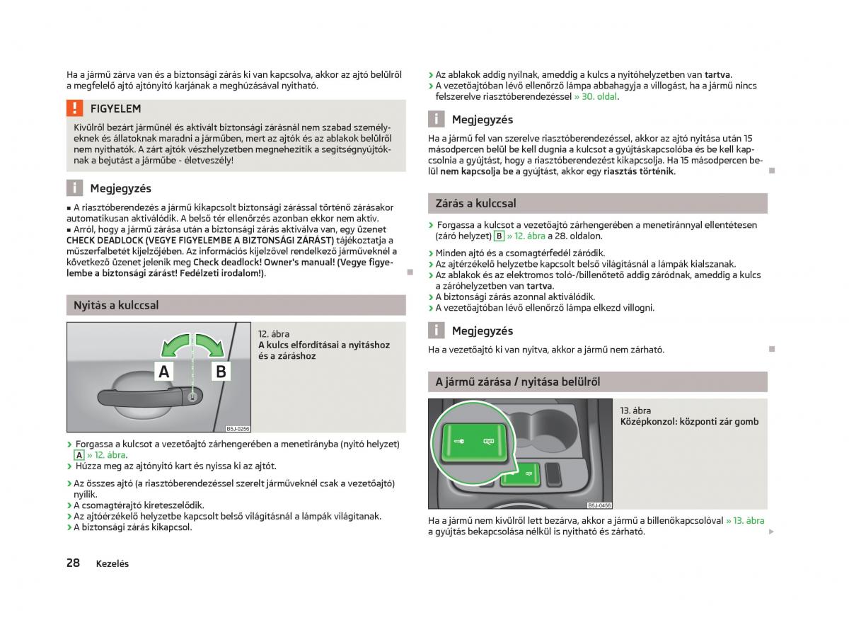 Skoda Fabia II 2 Kezelesi utmutato / page 30