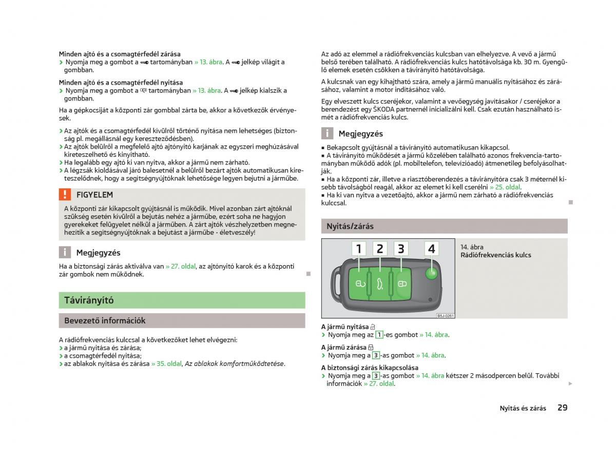 Skoda Fabia II 2 Kezelesi utmutato / page 31