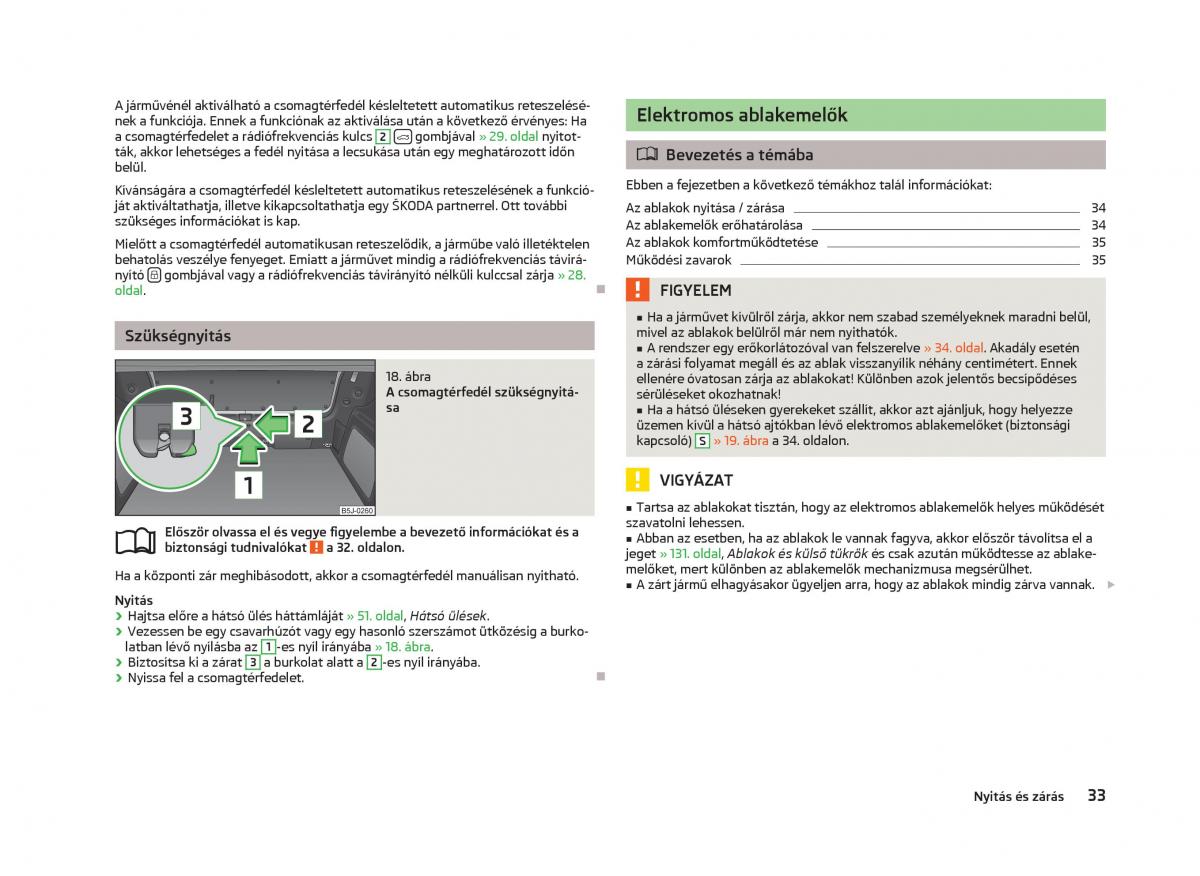 Skoda Fabia II 2 Kezelesi utmutato / page 35