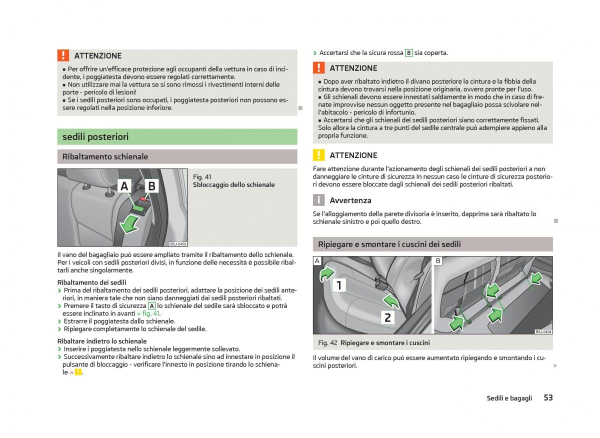 Skoda Fabia II 2 manuale del proprietario / page 55