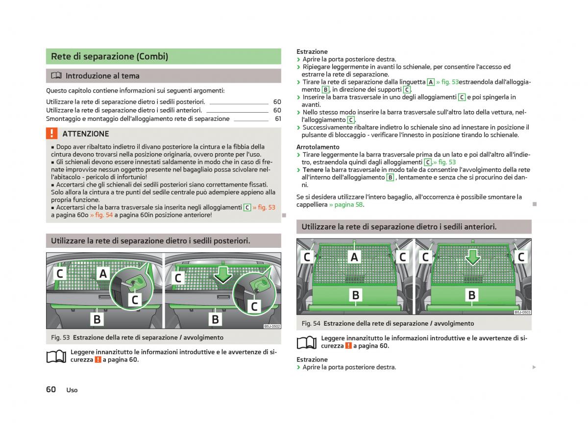 Skoda Fabia II 2 manuale del proprietario / page 62