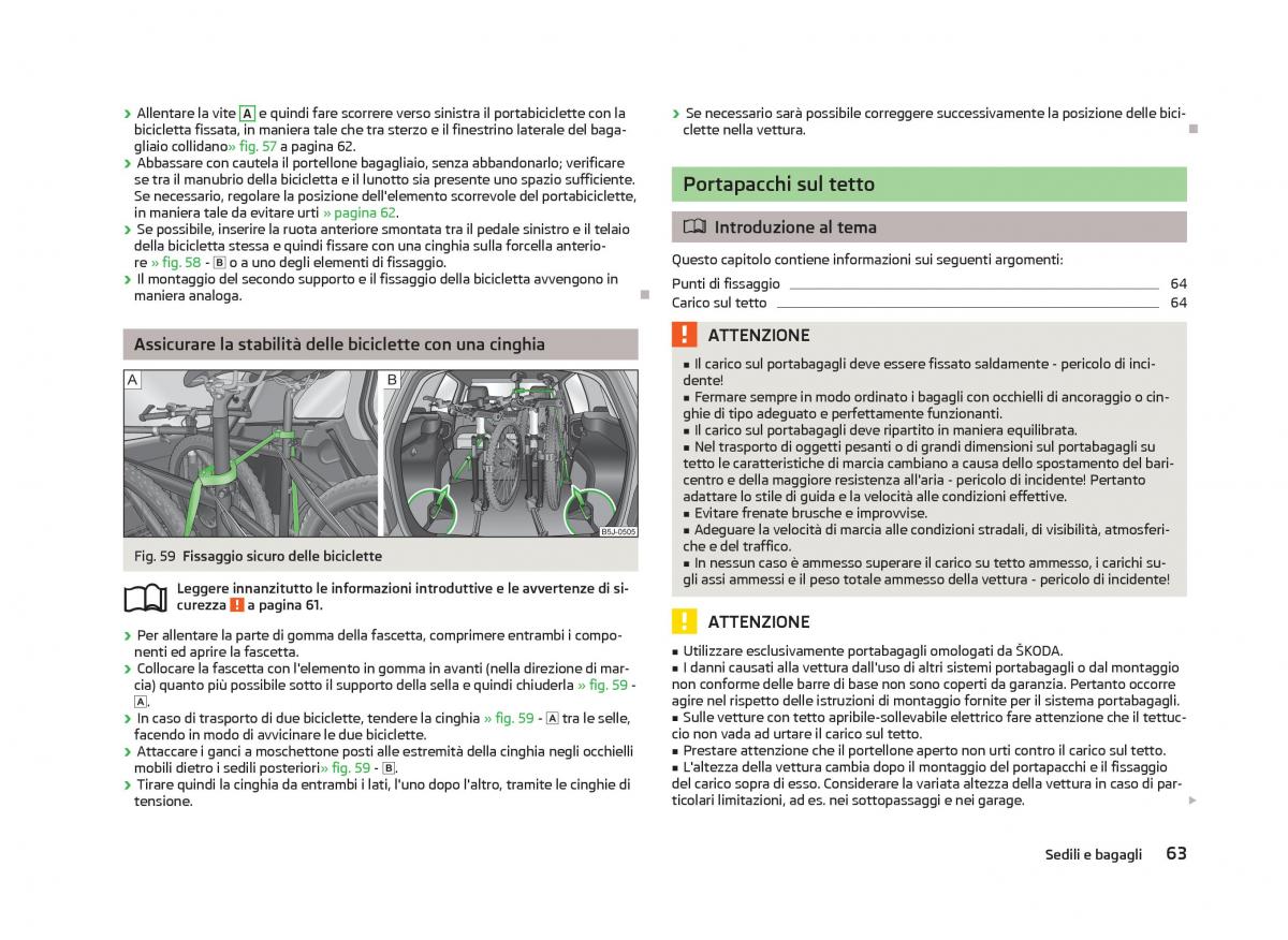 Skoda Fabia II 2 manuale del proprietario / page 65