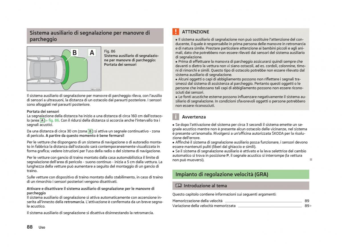 Skoda Fabia II 2 manuale del proprietario / page 90