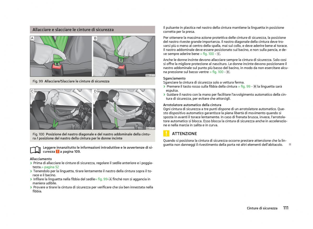 Skoda Fabia II 2 manuale del proprietario / page 113