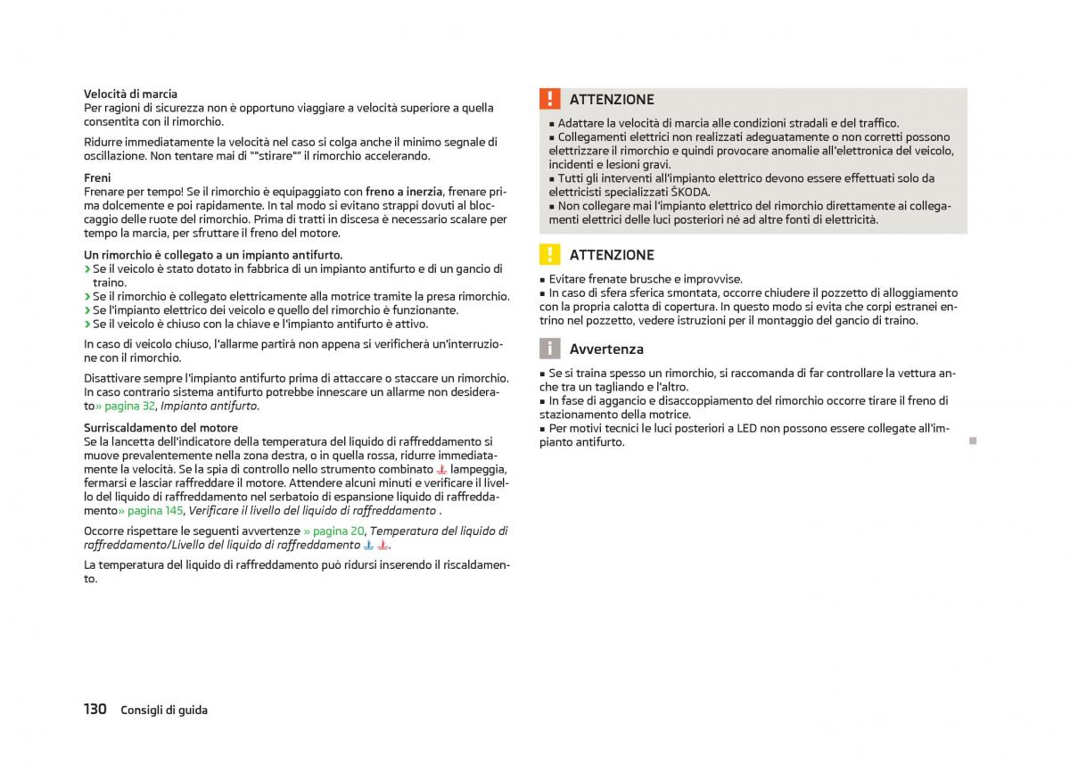 Skoda Fabia II 2 manuale del proprietario / page 132