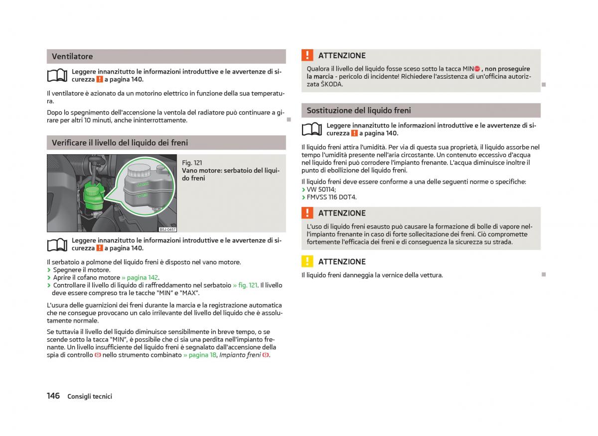 Skoda Fabia II 2 manuale del proprietario / page 148