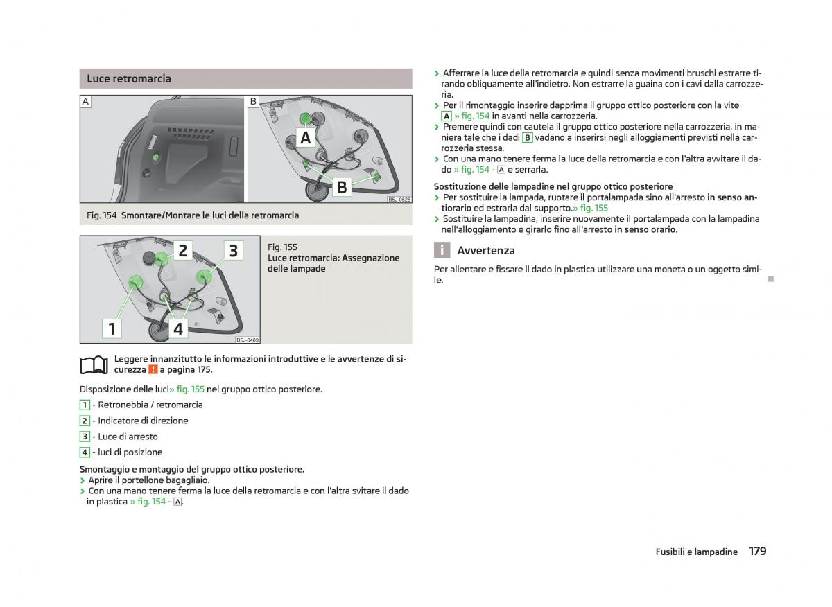 Skoda Fabia II 2 manuale del proprietario / page 181