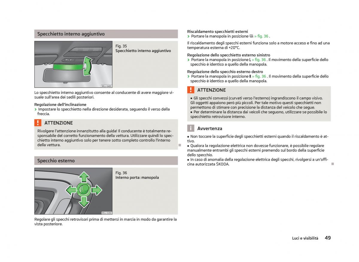 Skoda Fabia II 2 manuale del proprietario / page 51