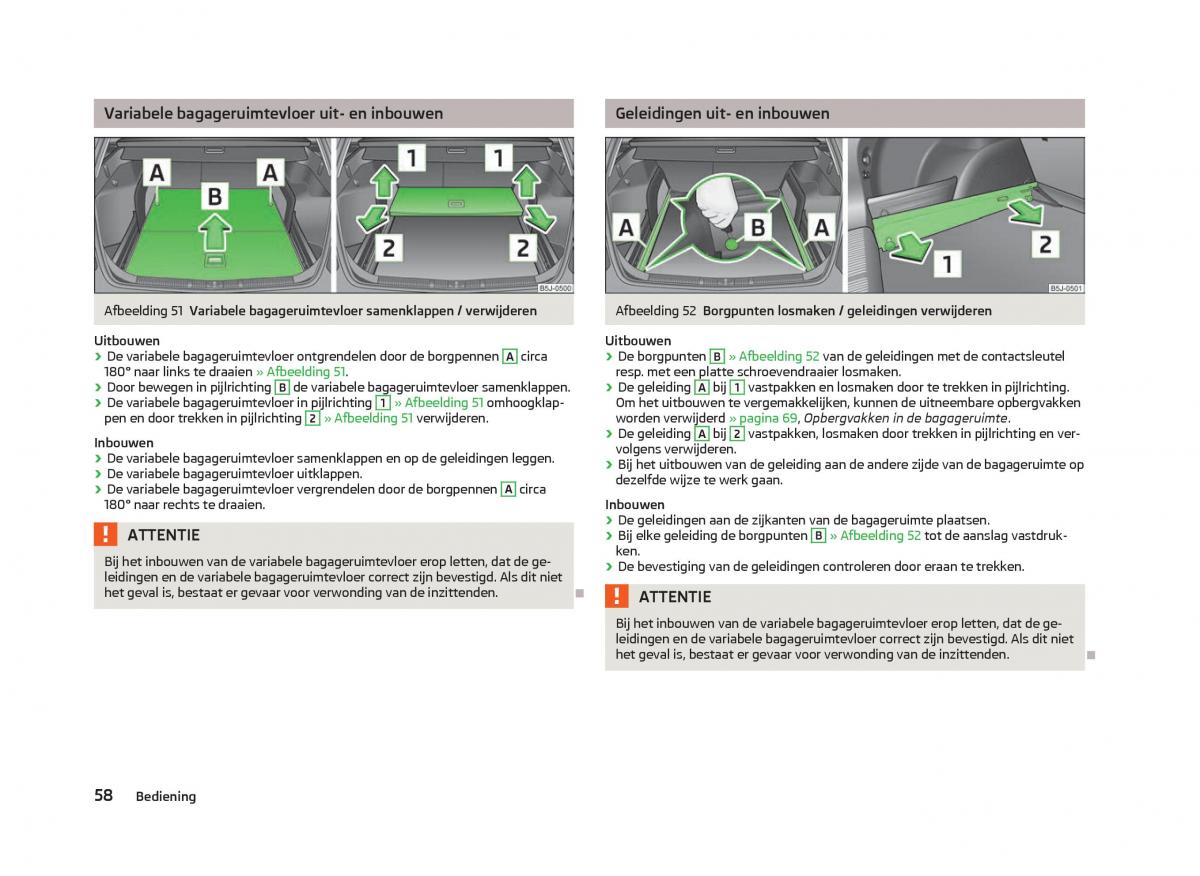 Skoda Fabia II 2 handleiding / page 60