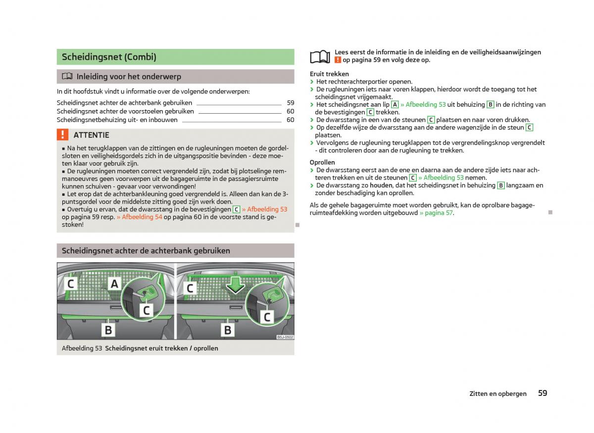 Skoda Fabia II 2 handleiding / page 61