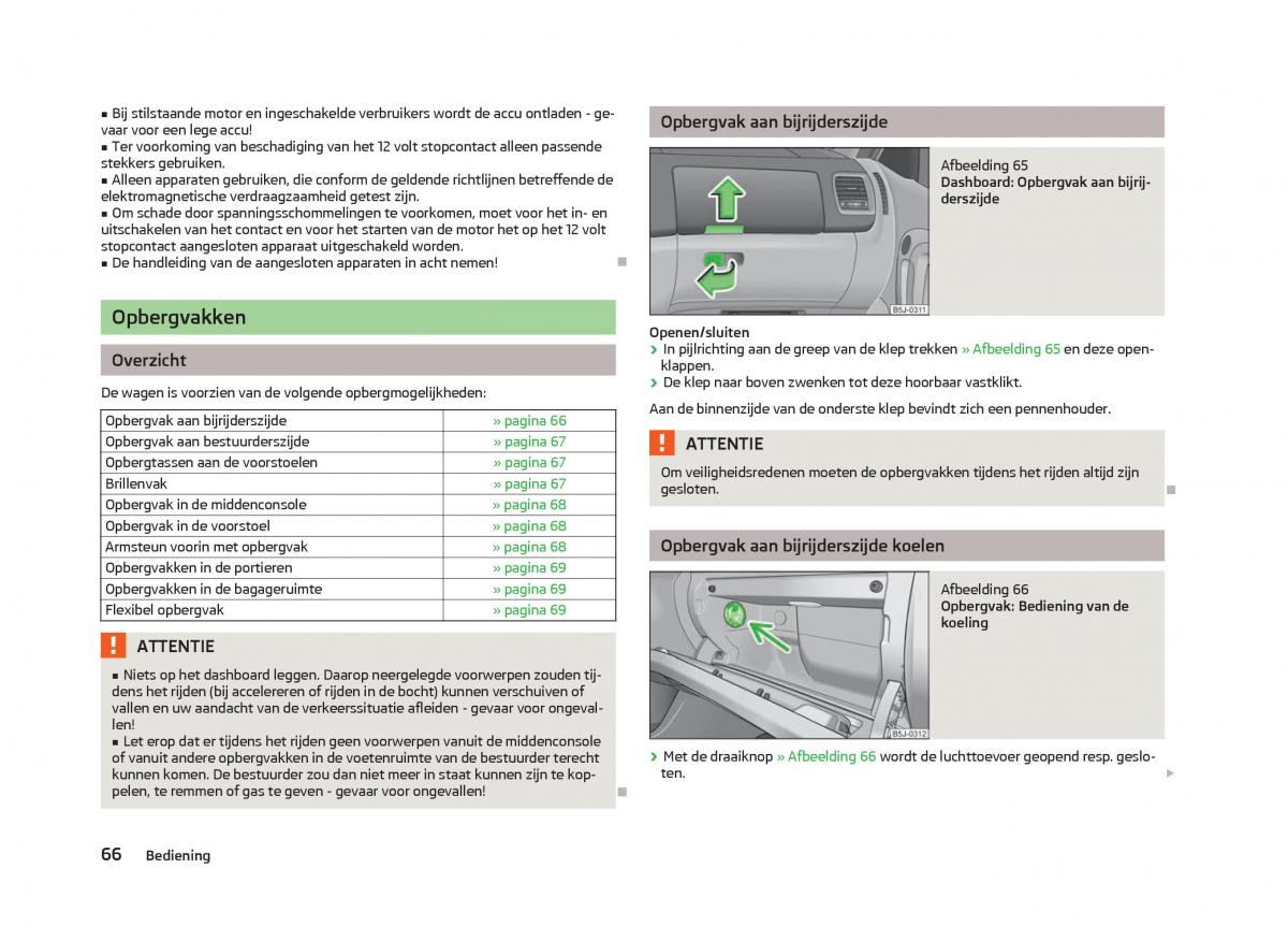 Skoda Fabia II 2 handleiding / page 68