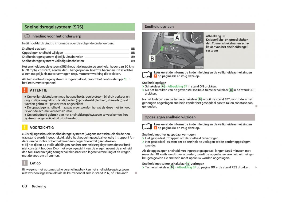 Skoda Fabia II 2 handleiding / page 90