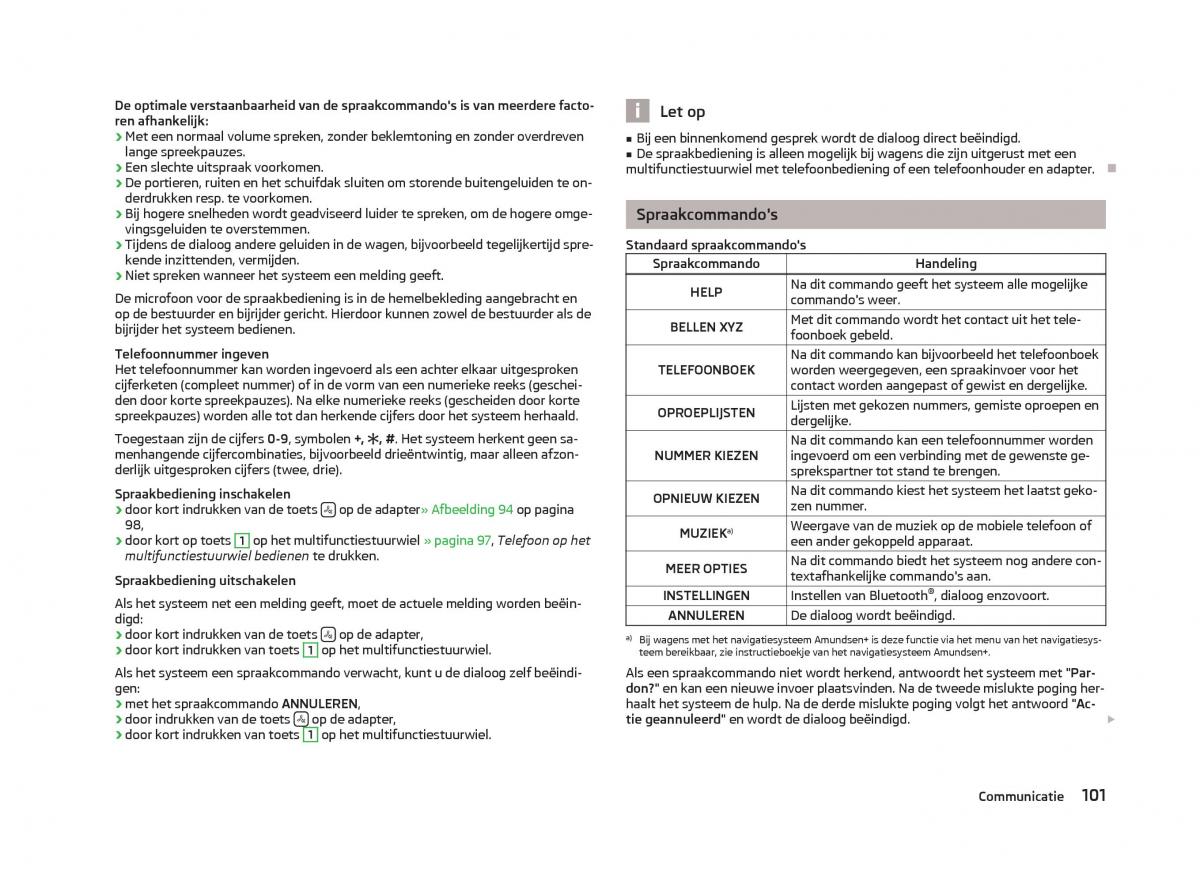 Skoda Fabia II 2 handleiding / page 103