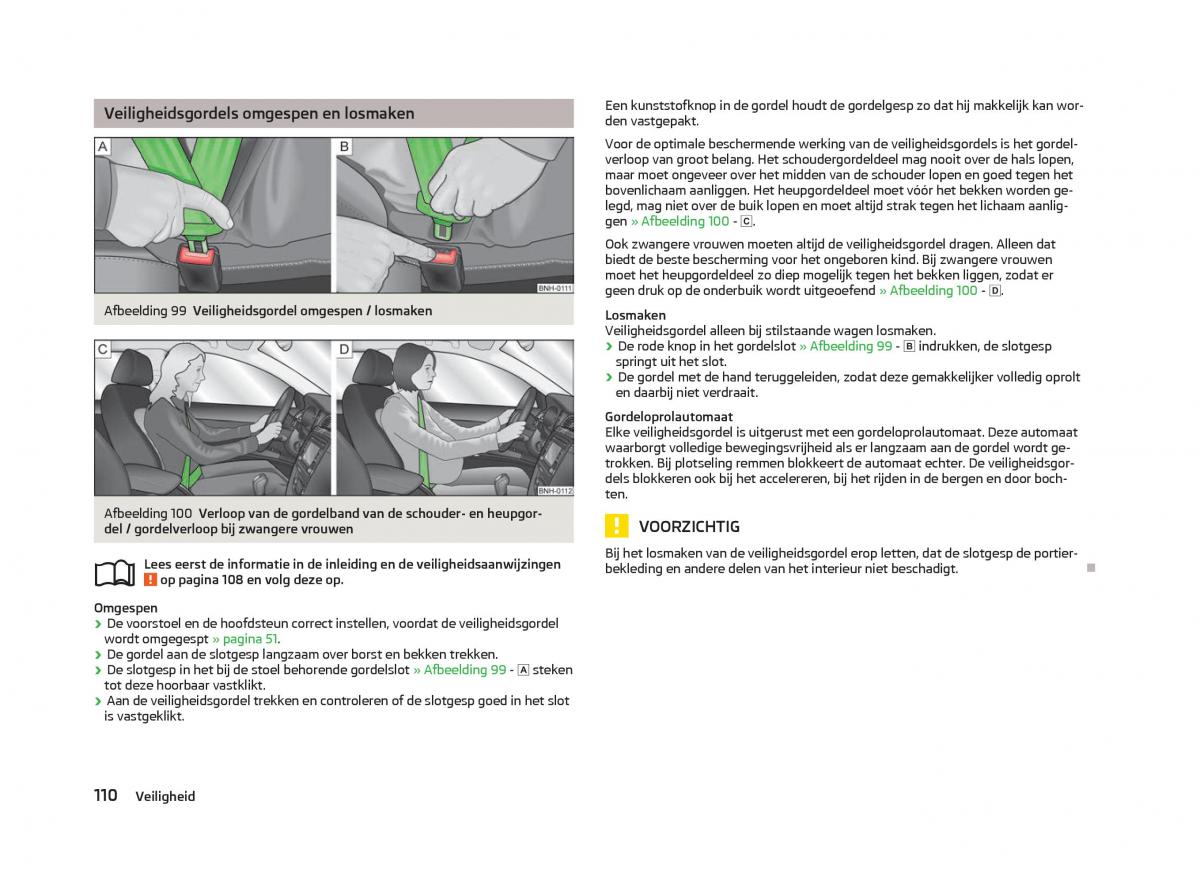 Skoda Fabia II 2 handleiding / page 112