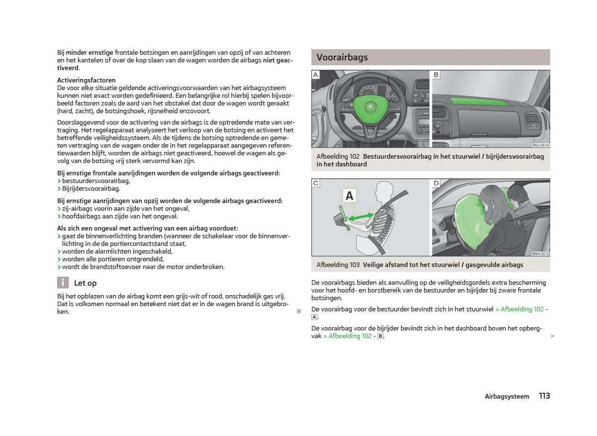 Skoda Fabia II 2 handleiding / page 115