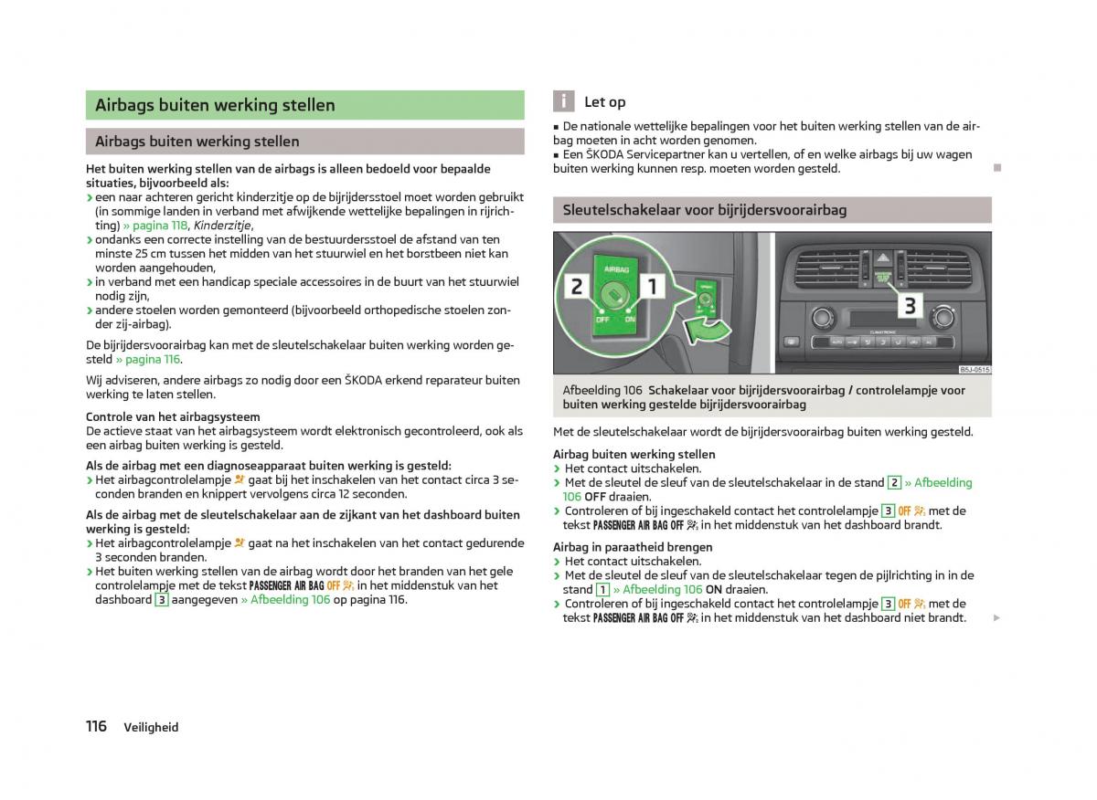 Skoda Fabia II 2 handleiding / page 118