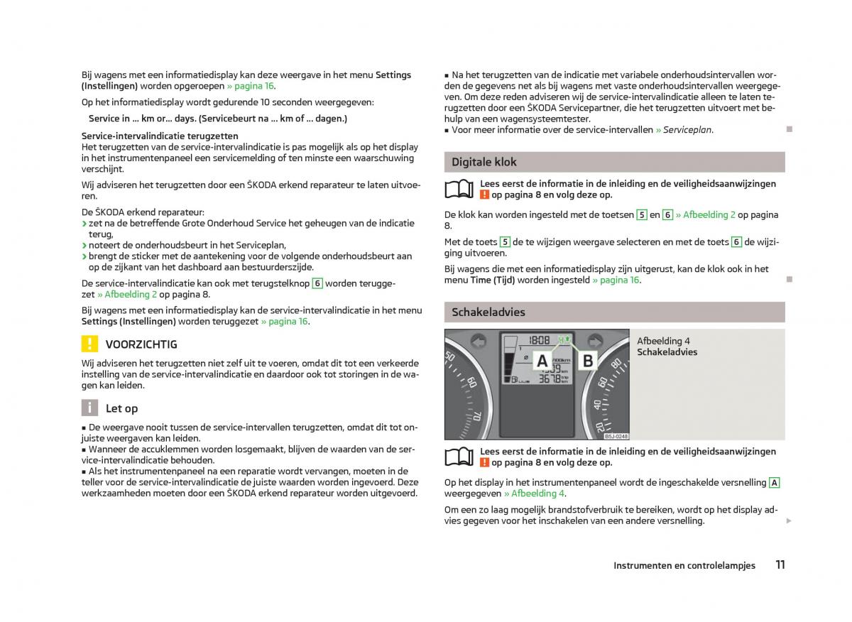 Skoda Fabia II 2 handleiding / page 13