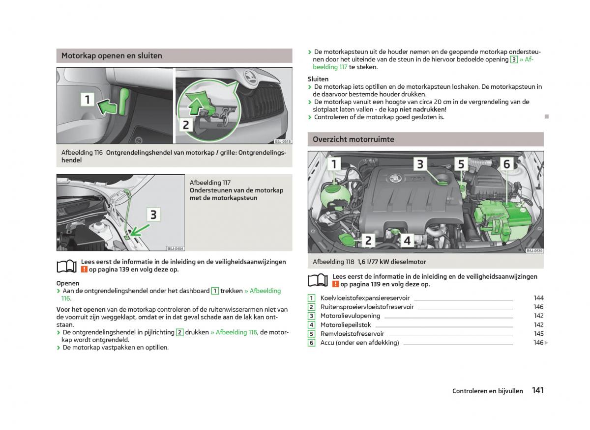 Skoda Fabia II 2 handleiding / page 143