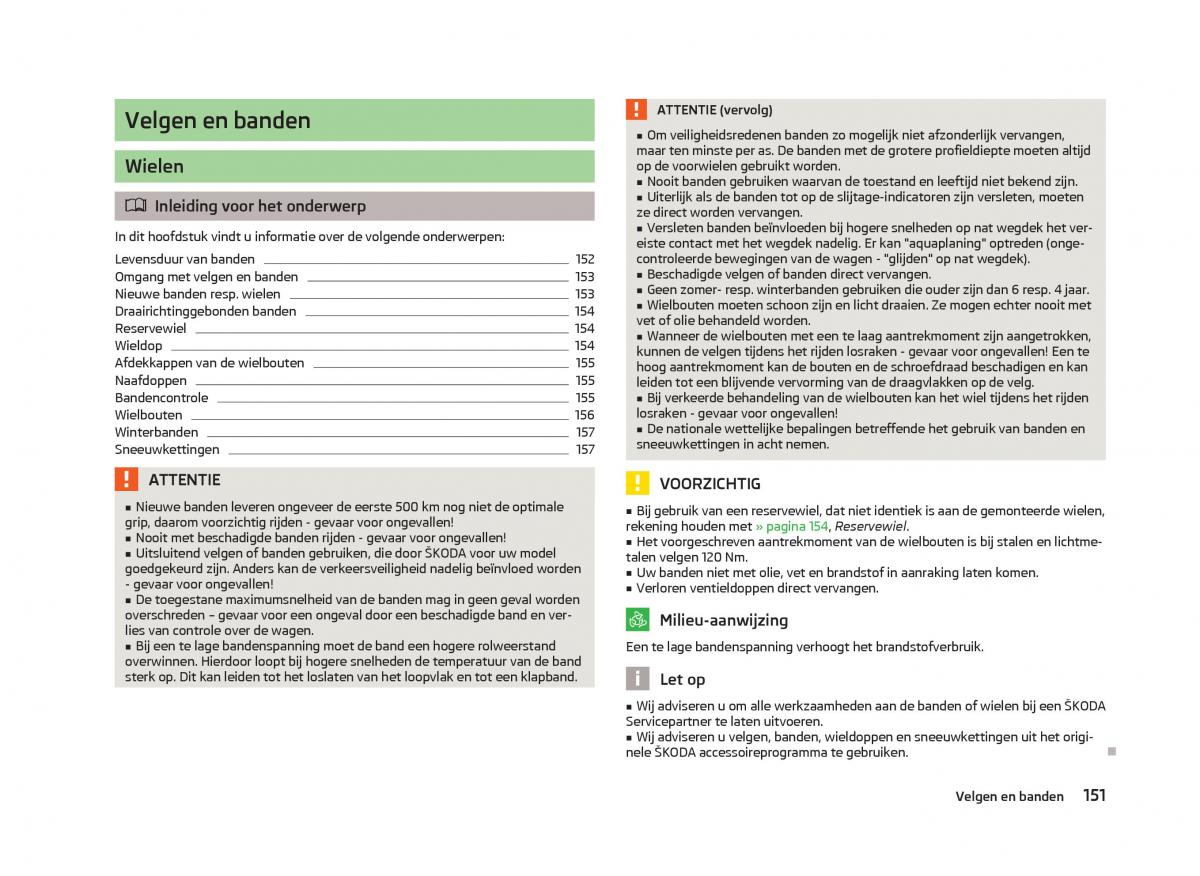 Skoda Fabia II 2 handleiding / page 153