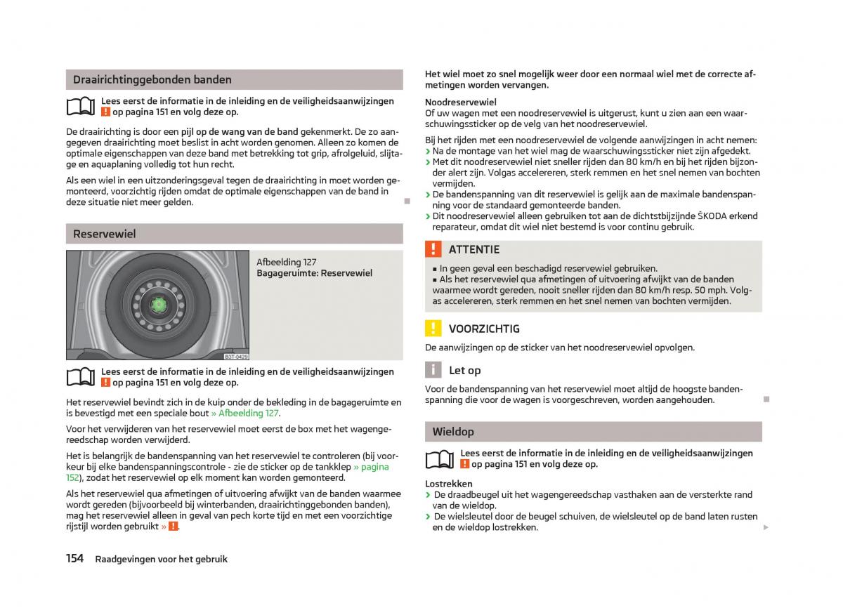 Skoda Fabia II 2 handleiding / page 156