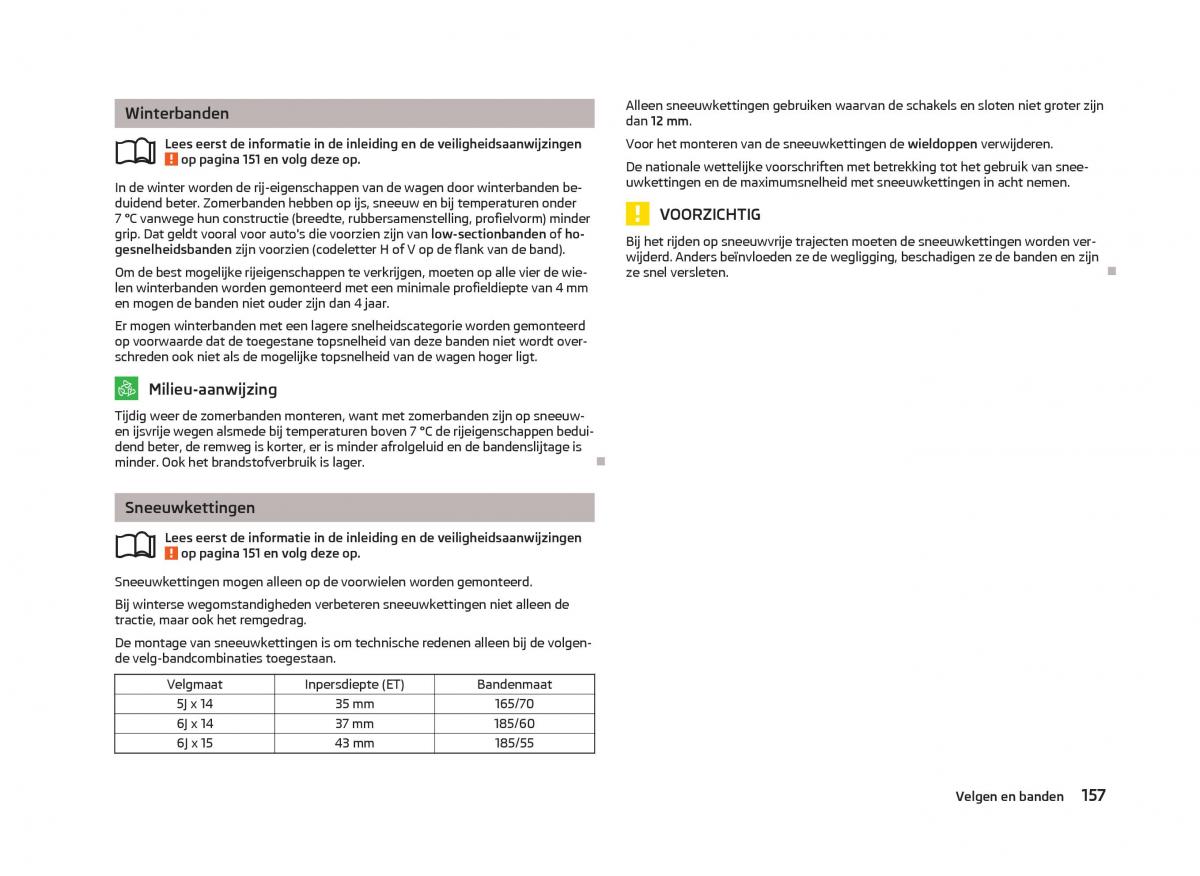 Skoda Fabia II 2 handleiding / page 159