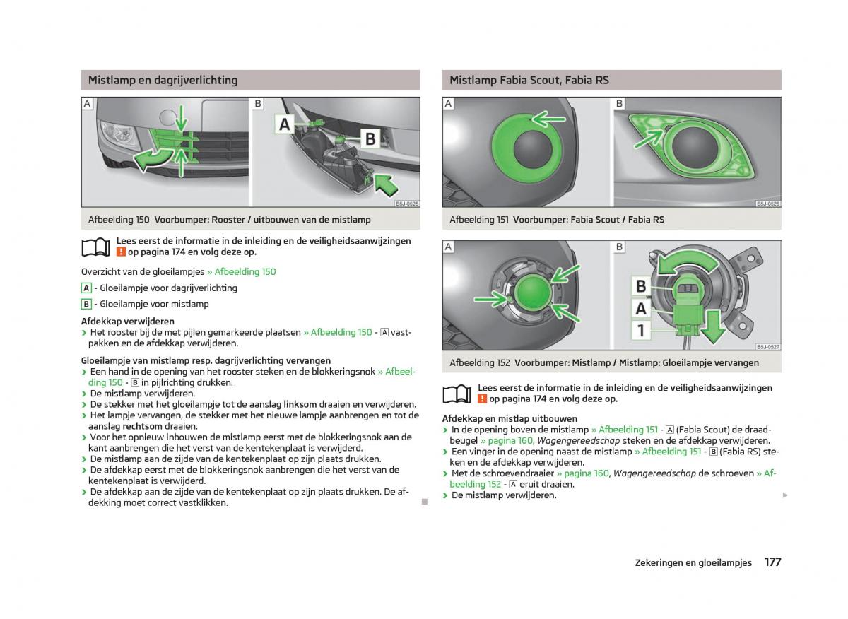 Skoda Fabia II 2 handleiding / page 179