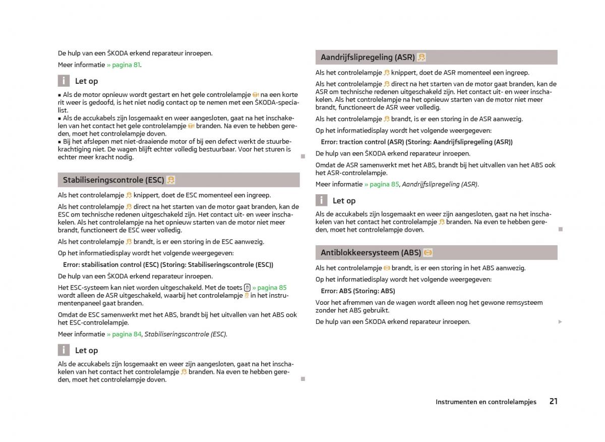 Skoda Fabia II 2 handleiding / page 23