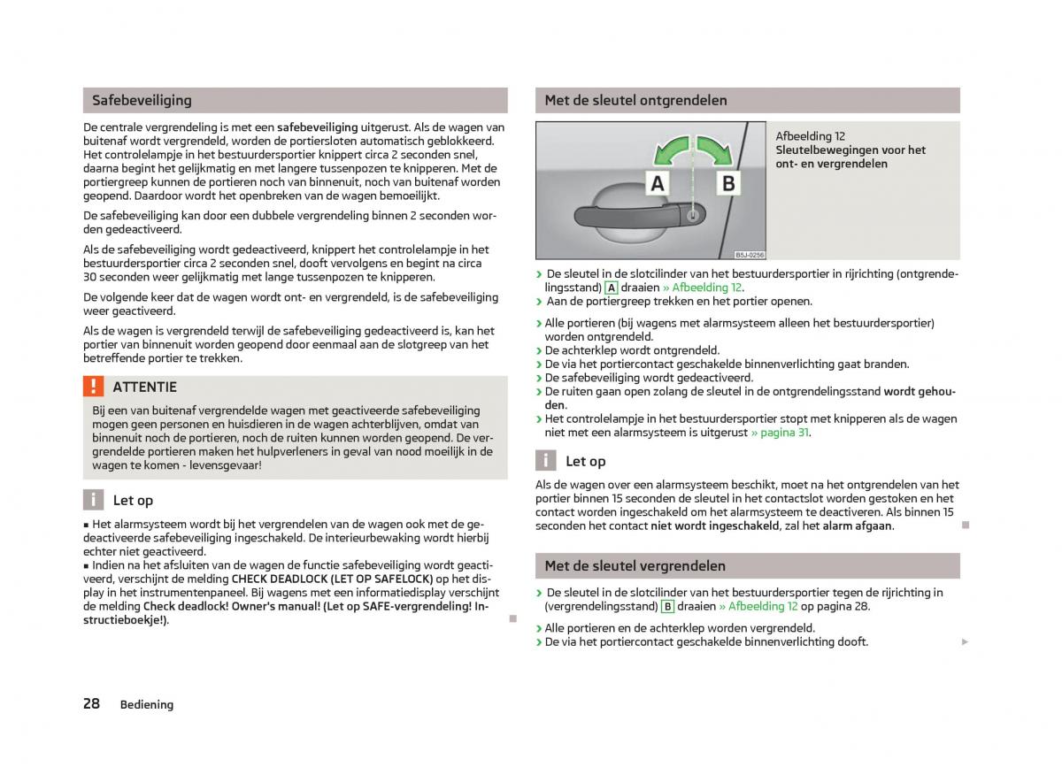 Skoda Fabia II 2 handleiding / page 30