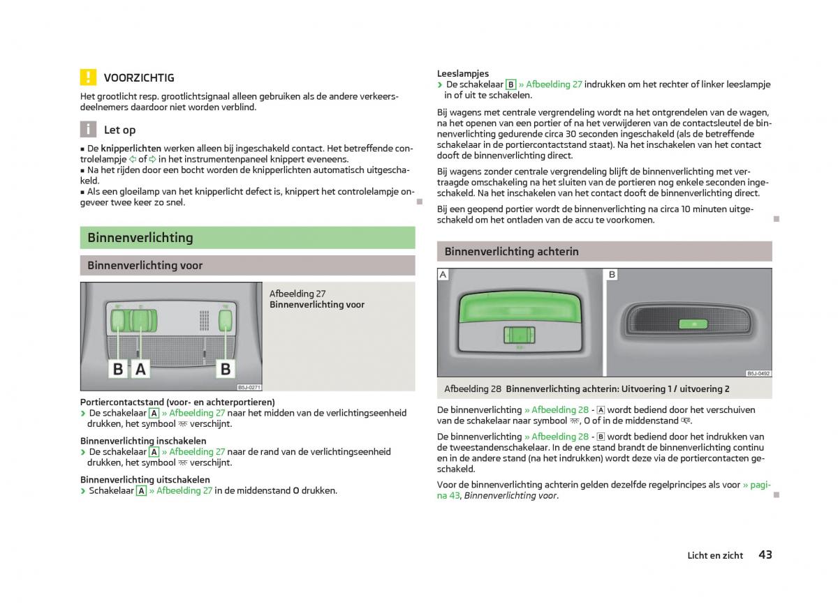 Skoda Fabia II 2 handleiding / page 45