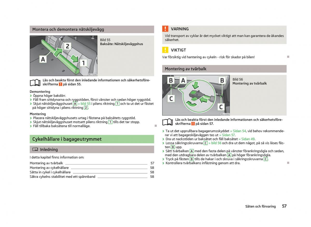 Skoda Fabia II 2 instruktionsbok / page 59