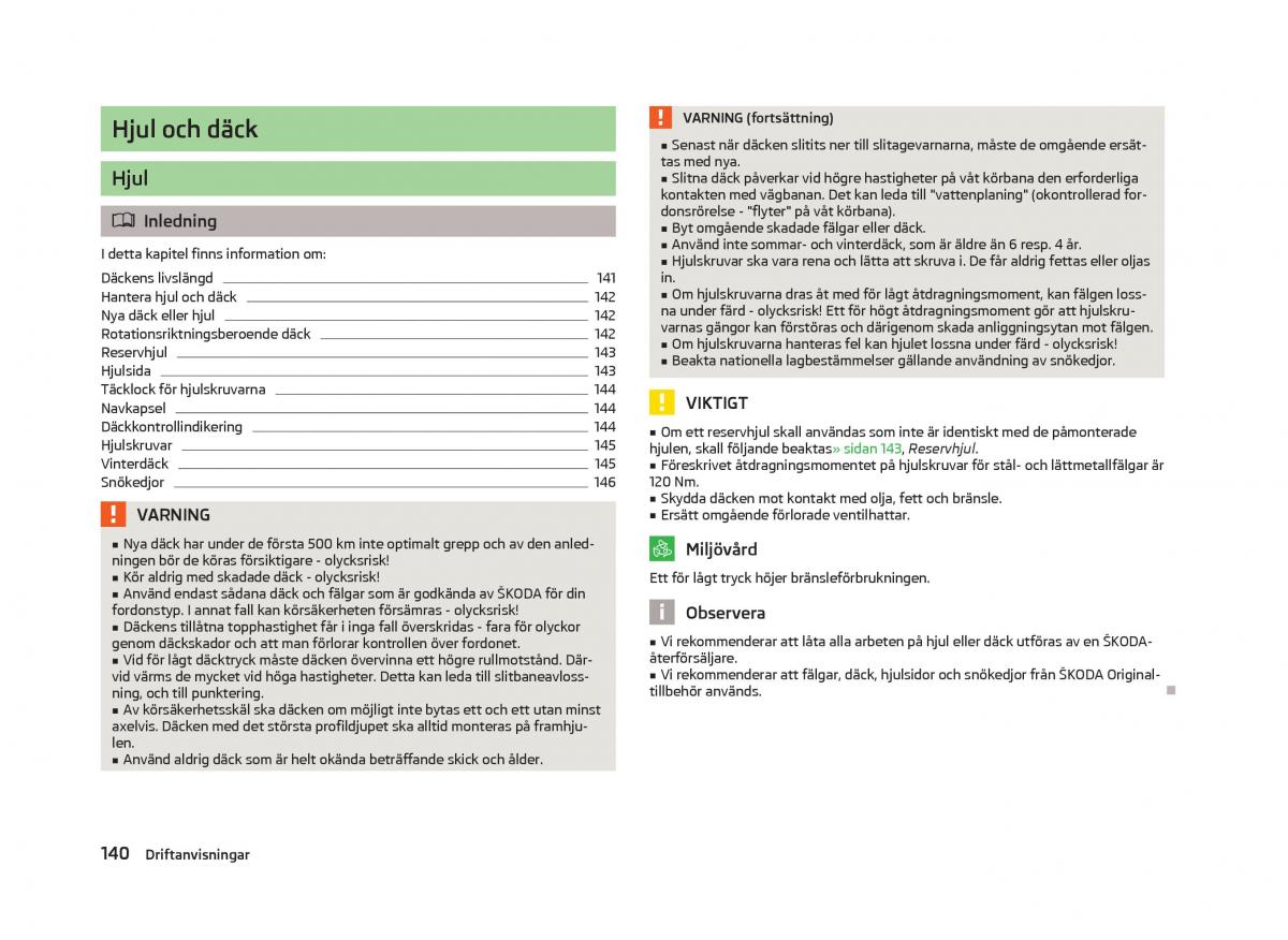 Skoda Fabia II 2 instruktionsbok / page 142