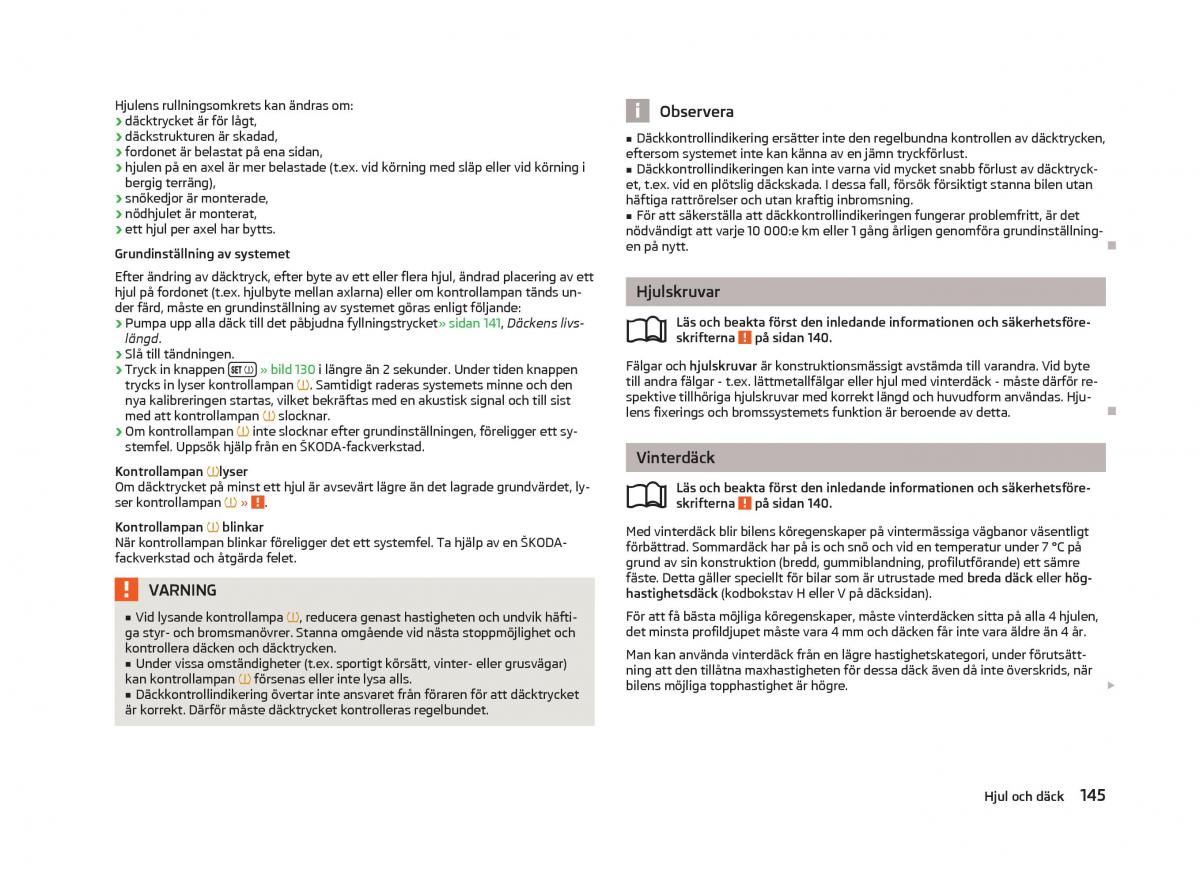 Skoda Fabia II 2 instruktionsbok / page 147