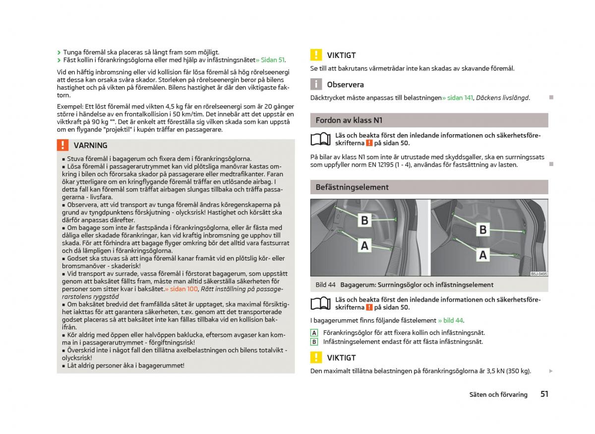 Skoda Fabia II 2 instruktionsbok / page 53