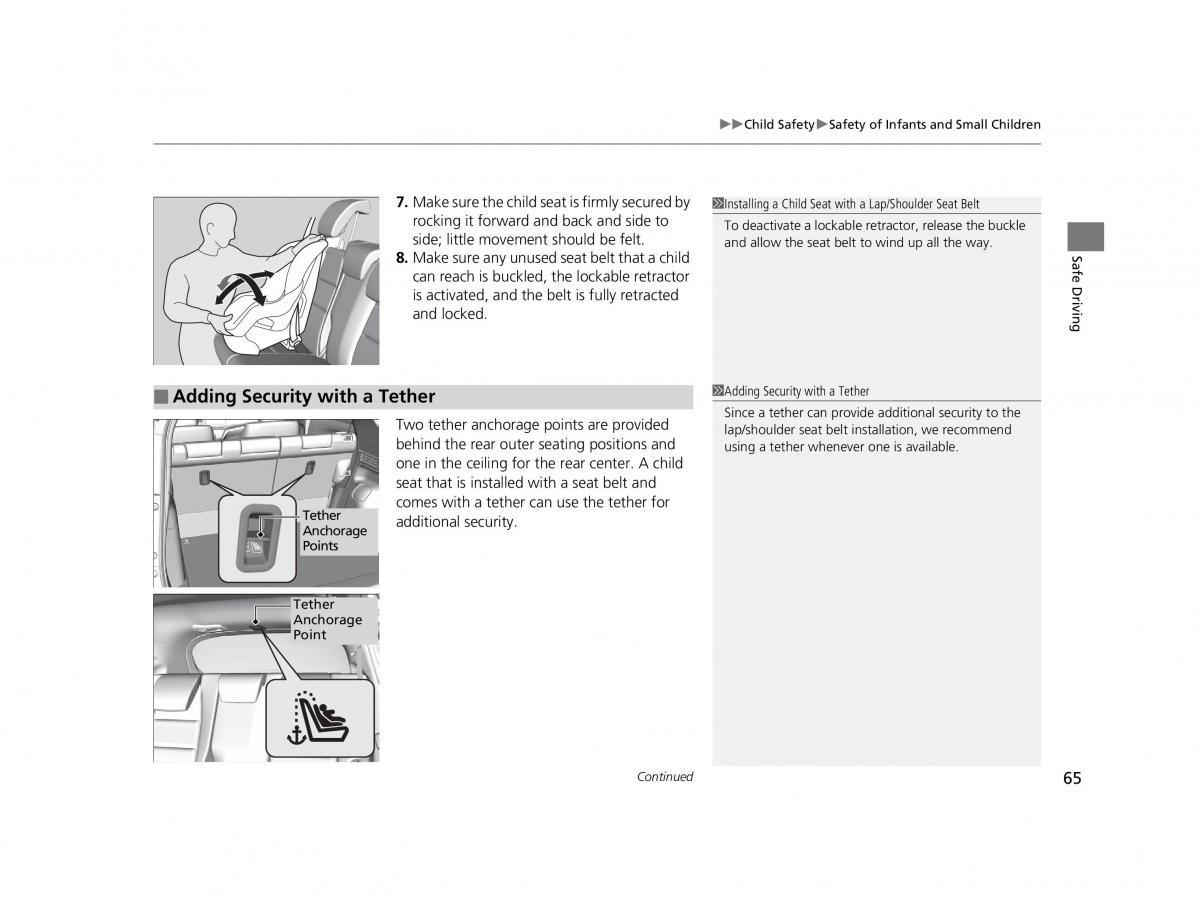 Honda HR V II 2 owners manual / page 66